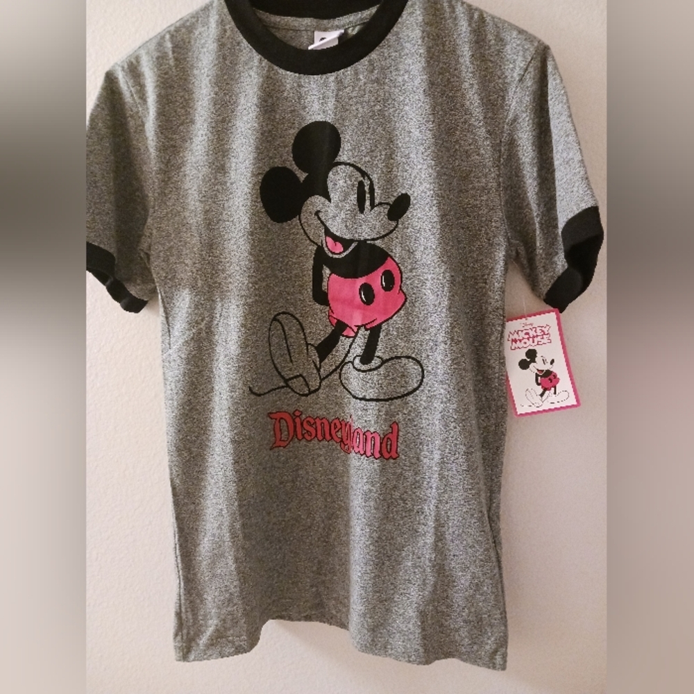 DISNEY Mickey Mouse Ringer T-Shirt - Picture 2 of 11